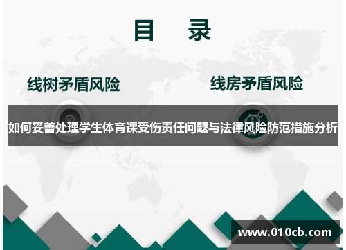 如何妥善处理学生体育课受伤责任问题与法律风险防范措施分析